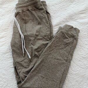 Zyia Active Oatmeal Cozy joggers
